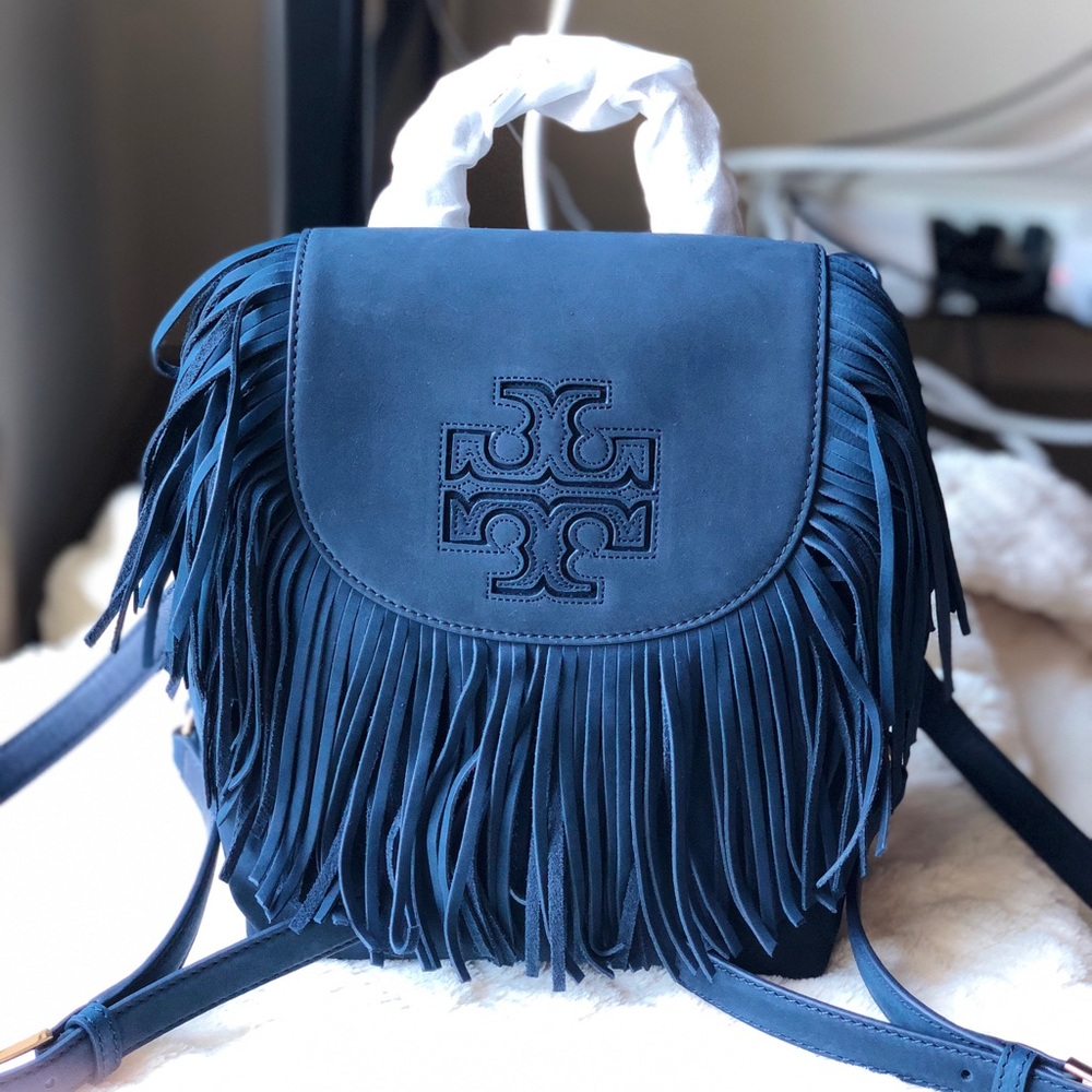 Tory Burch - Harper Fringe Mini Backpack